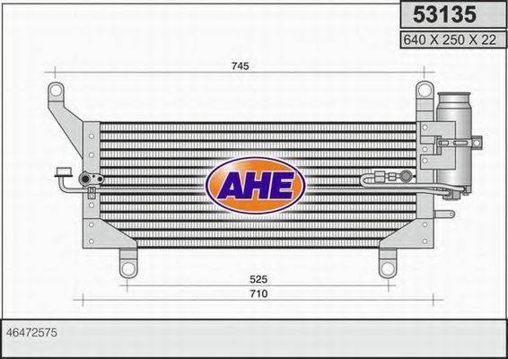 AHE 53135 Конденсатор, кондиціонер