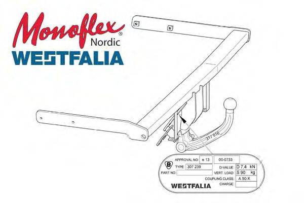 MONOFLEX 307239 Причіпне обладнання