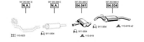 ASMET VA033975 Система випуску ОГ