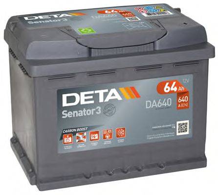 DETA 555 59 Стартерна акумуляторна батарея; Стартерна акумуляторна батарея