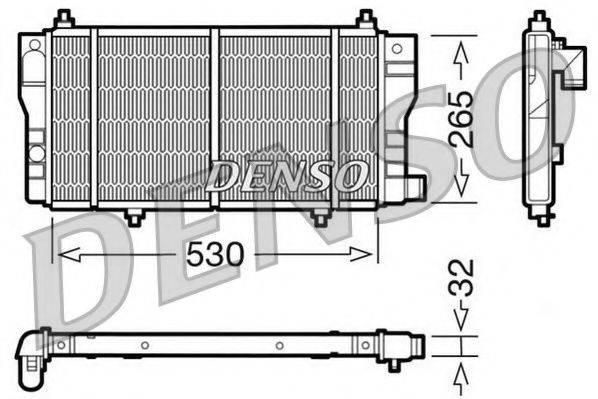 NPS 61337 Радіатор, охолодження двигуна