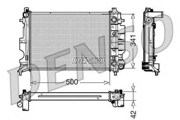 NPS DRM25012 Радіатор, охолодження двигуна