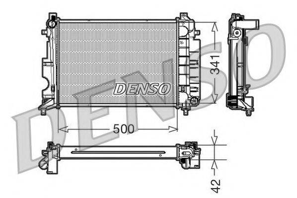 NPS DRM25014 Радіатор, охолодження двигуна