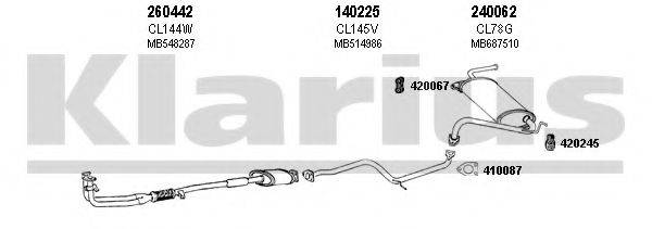 KLARIUS 210088E Система випуску ОГ