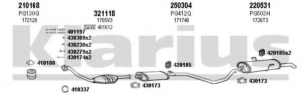 KLARIUS 630479E Система випуску ОГ