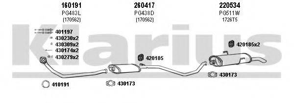 KLARIUS 630480E Система випуску ОГ