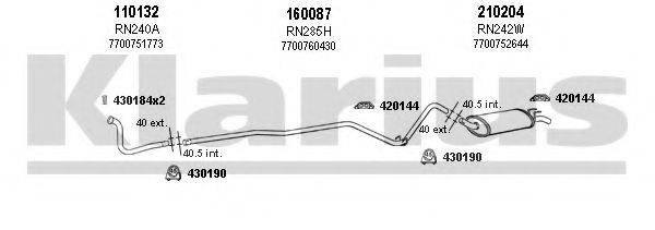 KLARIUS 720759E Система випуску ОГ