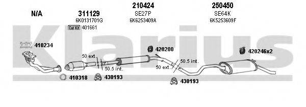 KLARIUS 790064E Система випуску ОГ