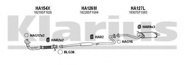 KLARIUS 420070U Система випуску ОГ