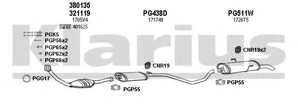 KLARIUS 630481U Система випуску ОГ