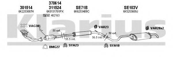 KLARIUS 790141U Система випуску ОГ