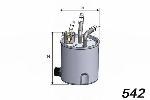 MISFAT M557 Паливний фільтр