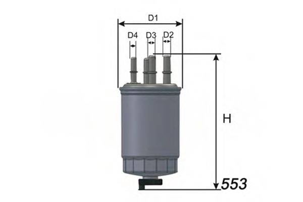 MISFAT M331 Паливний фільтр