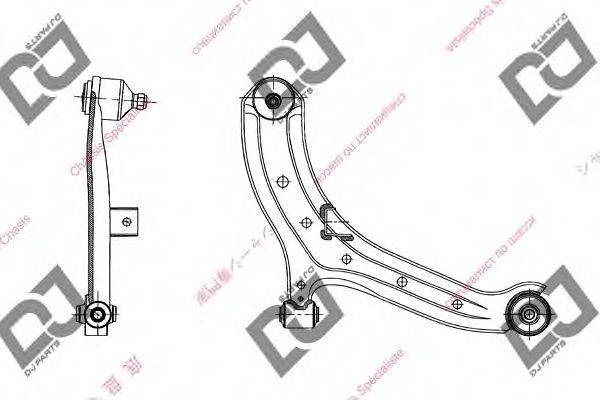 DJ PARTS DA1055 Важіль незалежної підвіски колеса, підвіска колеса