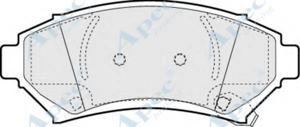 APEC BRAKING PAD1002