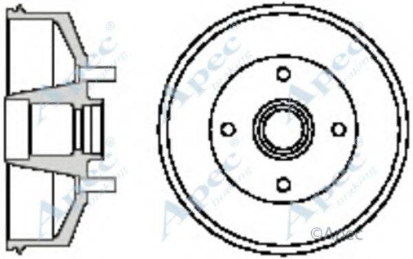 ROVER SDC000108EVA Гальмівний барабан