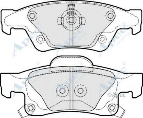 APEC BRAKING PAD1800