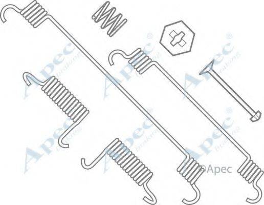 APEC BRAKING KIT784 Комплектуючі, гальмівна колодка