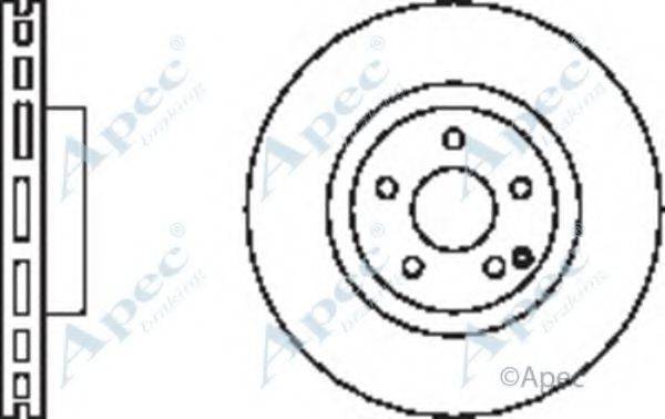 APEC BRAKING DSK2417 гальмівний диск