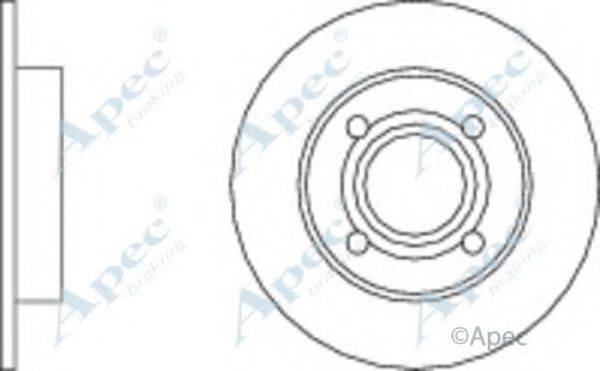 APEC BRAKING DSK106 гальмівний диск