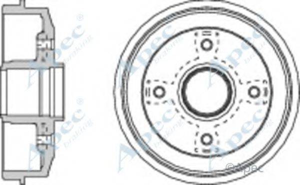 APEC BRAKING DRM9103 Гальмівний барабан