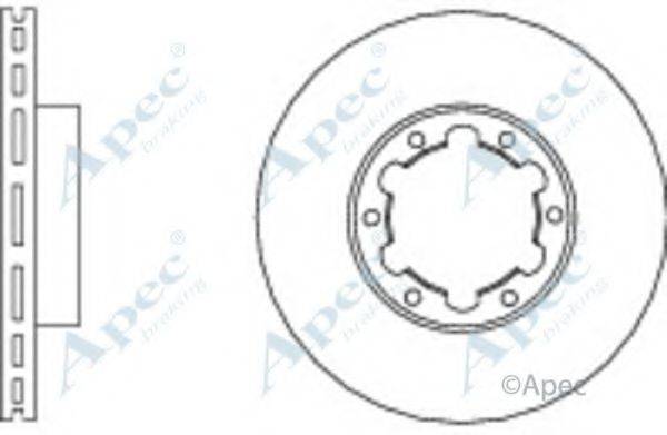 APEC BRAKING DSK2598 гальмівний диск