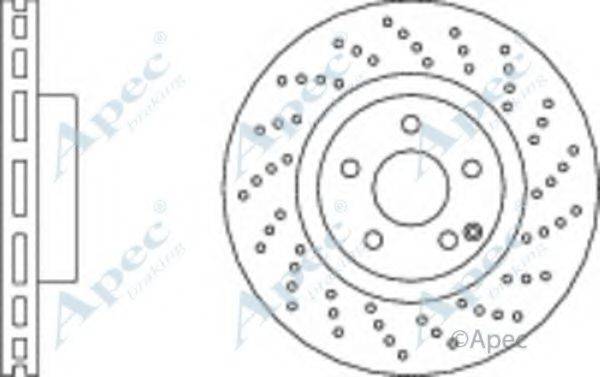 APEC BRAKING DSK2866 гальмівний диск