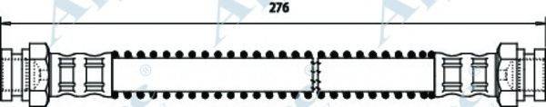 APEC BRAKING HOS3308 Гальмівний шланг