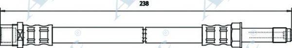 APEC BRAKING HOS3602 Гальмівний шланг