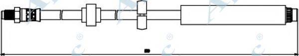 APEC BRAKING HOS3848 Гальмівний шланг