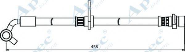 APEC BRAKING HOS4002 Гальмівний шланг