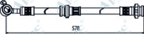 APEC BRAKING HOS4051 Гальмівний шланг