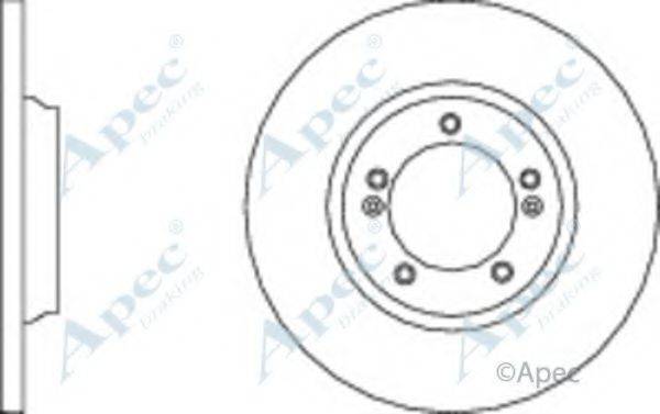APEC BRAKING DSK3074 гальмівний диск