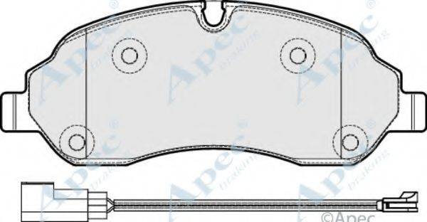 APEC BRAKING PAD2036