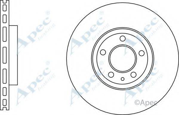 APEC BRAKING DSK3120 гальмівний диск