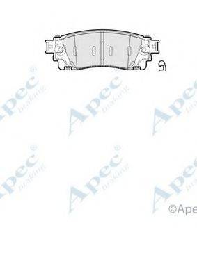 APEC BRAKING PAD2066