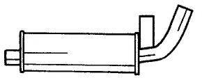 SIGAM 45498 Середній глушник вихлопних газів