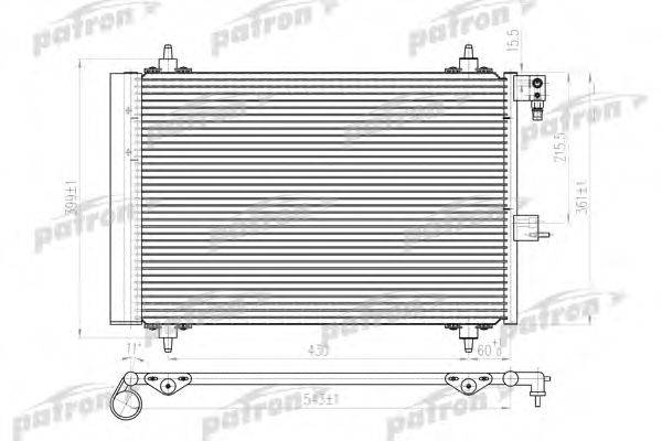 PATRON PRS1125 Конденсатор, кондиціонер