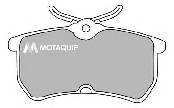 MOTAQUIP LVXL680 Комплект гальмівних колодок, дискове гальмо
