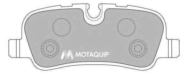 MOTAQUIP LVXL1197 Комплект гальмівних колодок, дискове гальмо
