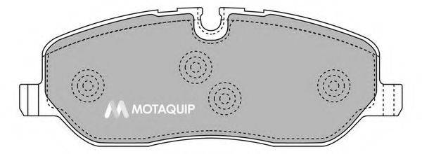 MOTAQUIP LVXL1283 Комплект гальмівних колодок, дискове гальмо