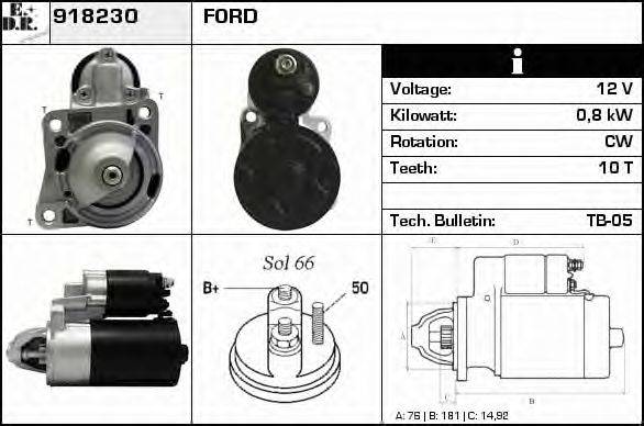 EDR 918230 Стартер