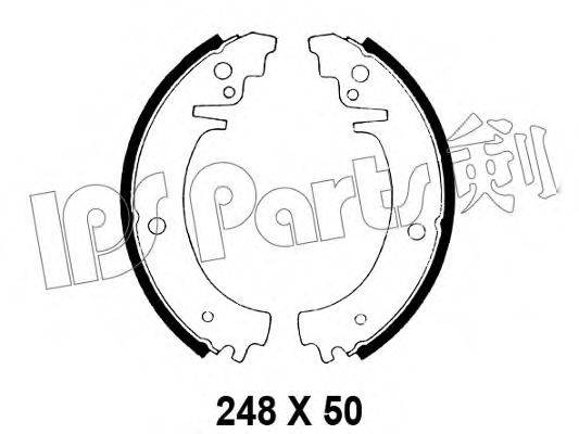 IPS PARTS IBL4000 Гальмівні колодки