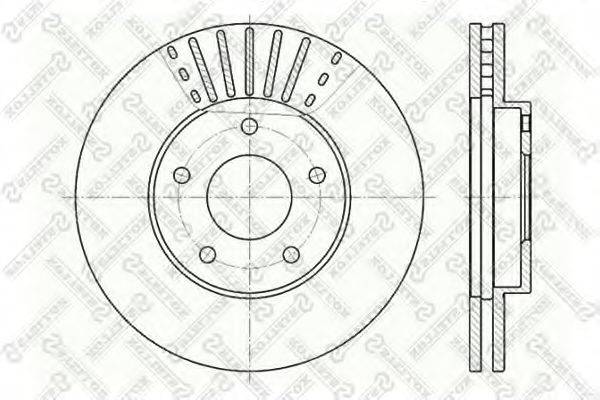 STELLOX 60202256VSX гальмівний диск