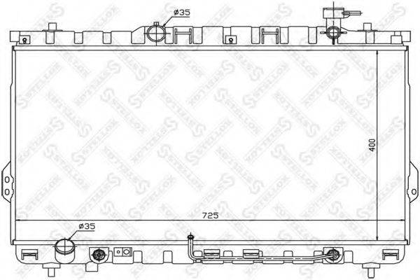 STELLOX 1026535SX Радіатор, охолодження двигуна