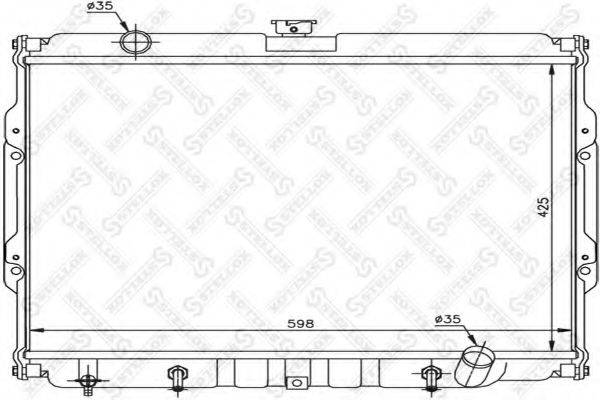 STELLOX 1026542SX Радіатор, охолодження двигуна