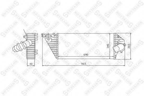 STELLOX 1040145SX Інтеркулер