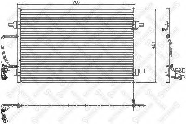 VW 4D0 026 0401A Конденсатор, кондиціонер