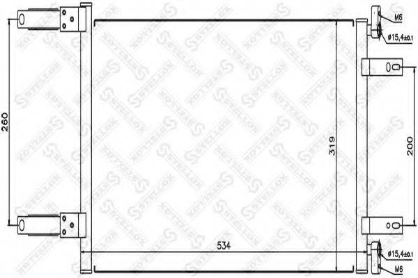 STELLOX 1045084SX Конденсатор, кондиціонер