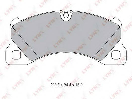 VAG 7L0 698 151 L Комплект гальмівних колодок, дискове гальмо